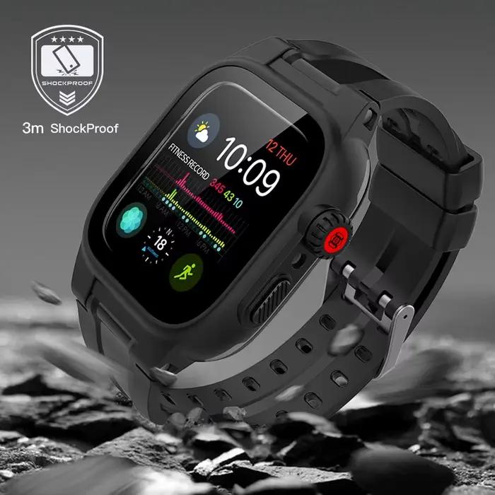 Étui étanche IP68 pour Apple Watch série 9 8 7 6 5 4 3 2 SE 45 44 41 38mm