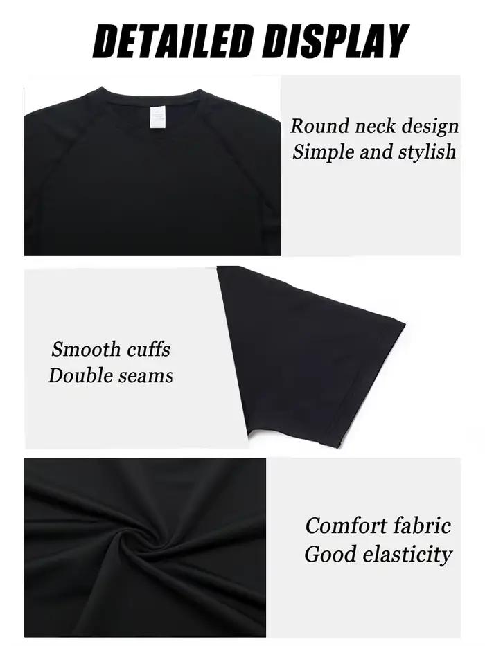 T-shirt de compression à manches courtes pour homme