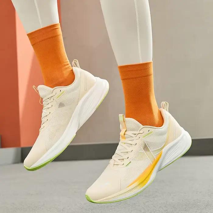 Xtep cinq vitesses ET chaussures de course pour hommes résistant à l'usure antidérapant soutien sport à la mode rétro amorti baskets 876319110088