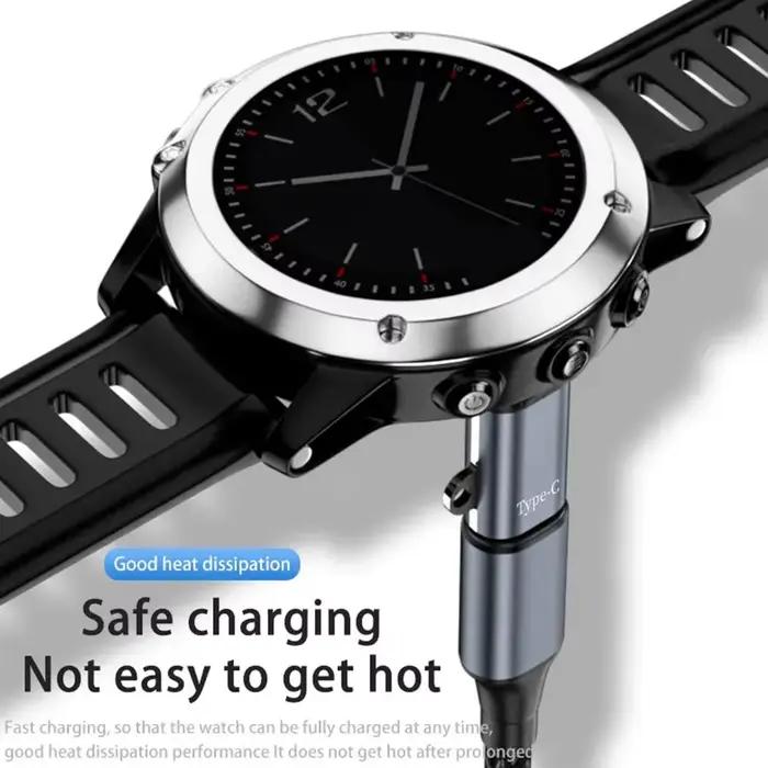 Adaptateur de chargeur de Type C pour montre intelligente Garmin Fenix 7 7X 5S 6 6X 6S PRO