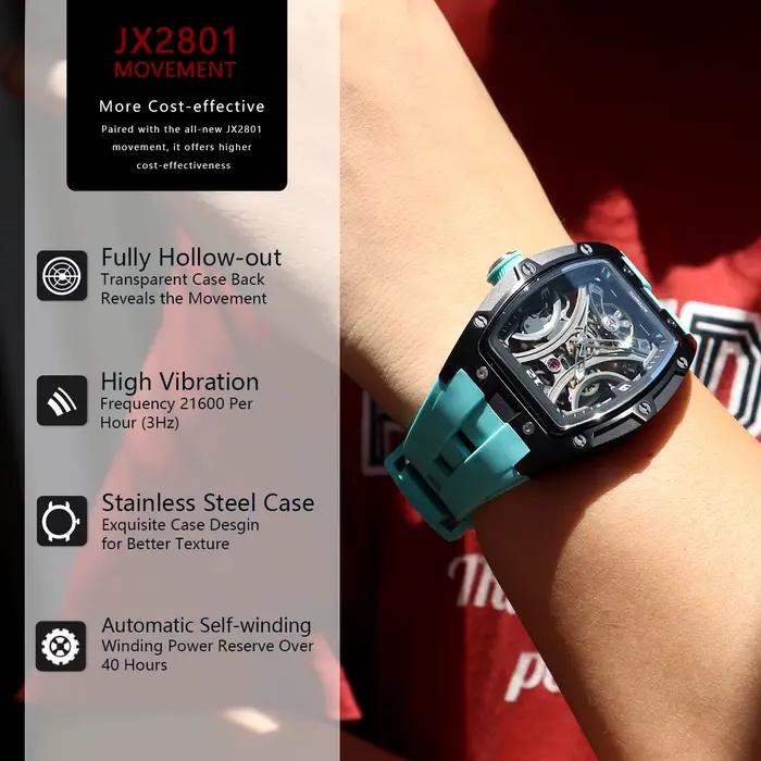 Montre mécanique de sport tendance MEGIR pour homme