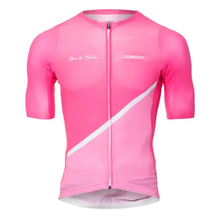 Maillot de cyclisme homme GO RIGO avec protection UV, résistant et confortable pour printemps été automne