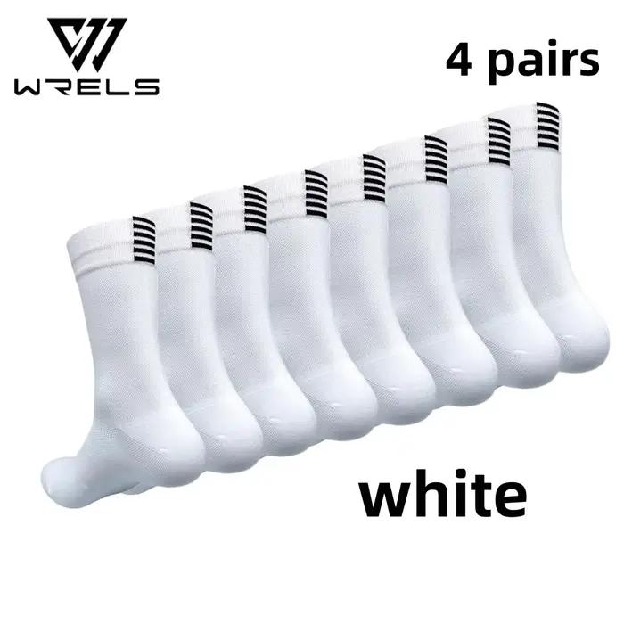 4 paires de chaussettes de cyclisme pour hommes et femmes