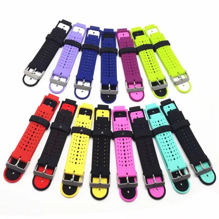 Bracelet de montre en silicone pour Garmin Forerunner 235 220 230 620 630 735XT approche S20 S5 S6 bracelet de montre intelligent avec accessoires d'outils multicolore confortable et durable pour homme et femme