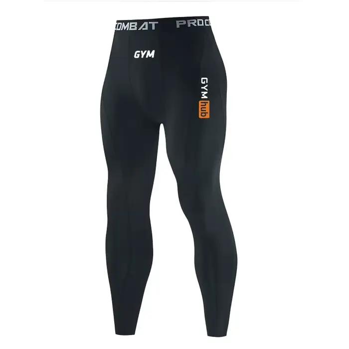 Pantalons de compression pour hommes, collants, leggings pour la course à pied, l'entraînement, le sport, le fitness, séchage rapide, pantalons d'entraînement