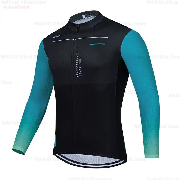 RAUDAX 2026 hommes à manches longues Maillot de cyclisme vtt vêtements