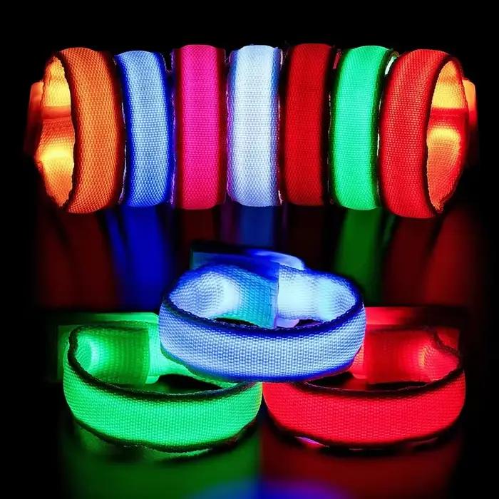 Bande lumineuse réfléchissante LED, bracelet de sécurité pour la course nocturne et le cyclisme, ceinture lumineuse LED pour la course, livraison directe