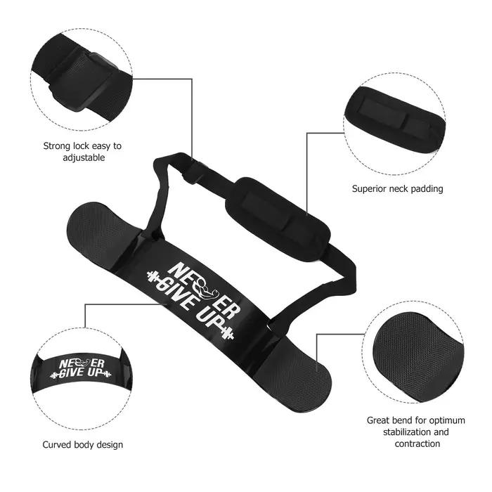 Planche d'entraînement de biceps réglable en alliage d'aluminium