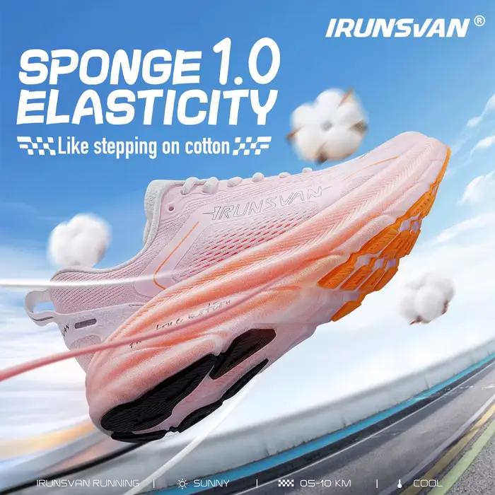 IRUNSVAN Nouvelles chaussures de course à pied en carbone pour marathon