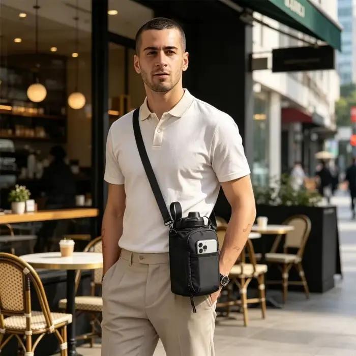 Ceinture boisson en Nylon avec attache latérale