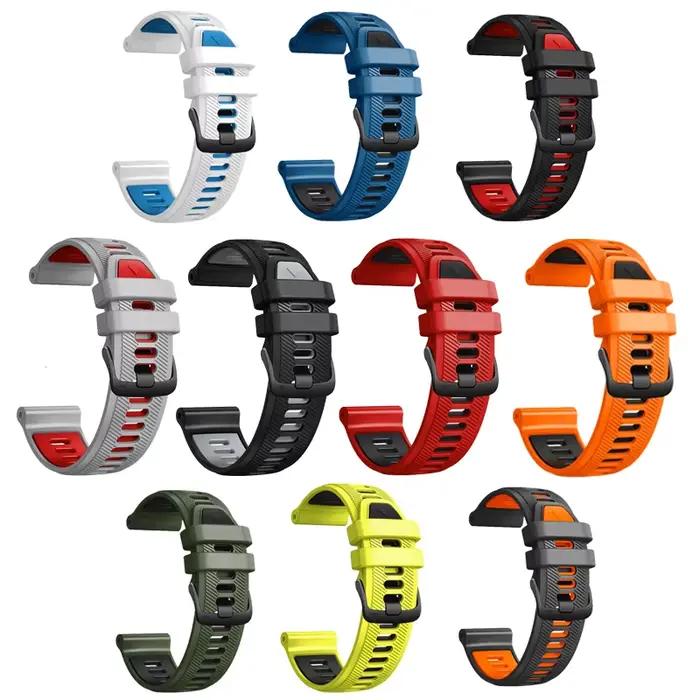 Bracelets de montre en silicone pour Garmin Forerunner 965 955 945 935 bandes de remplacement en silicone douces pour montres de sport occassions spéciales