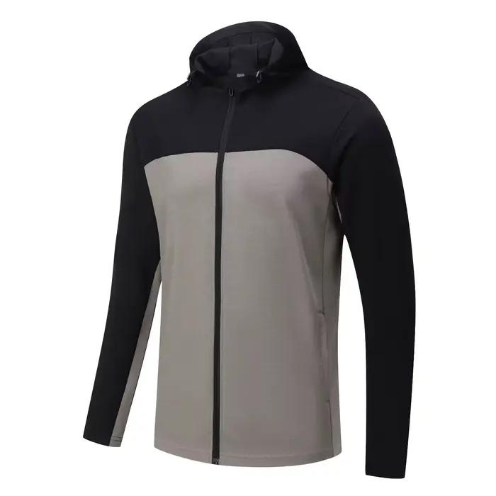 Veste de course à capuche imperméable pour homme