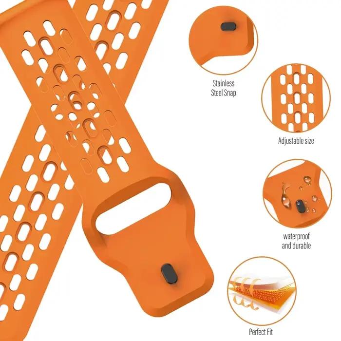 18 20mm 22mm Sport Silicone Strap For Garmin Forerunner 970 570 965 745 245 265 255 55 158 Vivoactive 6 5 4 3 Venu 3 2 2S 3S SQ2
