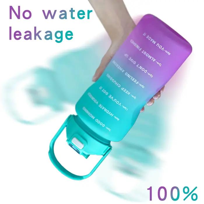 Bouteille d'eau de sport de grande capacité 2L