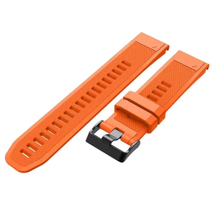 Bracelet de montre bracelet de remplacement pour Garmin 26mm 20mm 22mm pour Garmin Fenix 3/3 HR/5/5 Plus/5S bracelet de montre en Silicone pour Sport de plein air