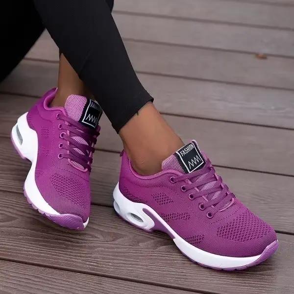Chaussures de course femmes décontractées respirantes en plein air légères baskets de sport pour déplacement quotidien et courses libertés
