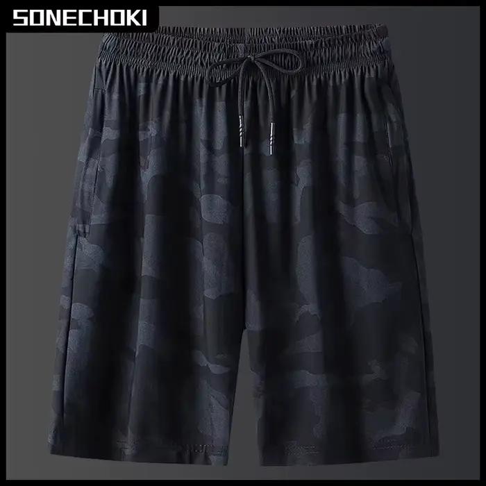 CamSolomon-Short de course en maille respirante pour homme