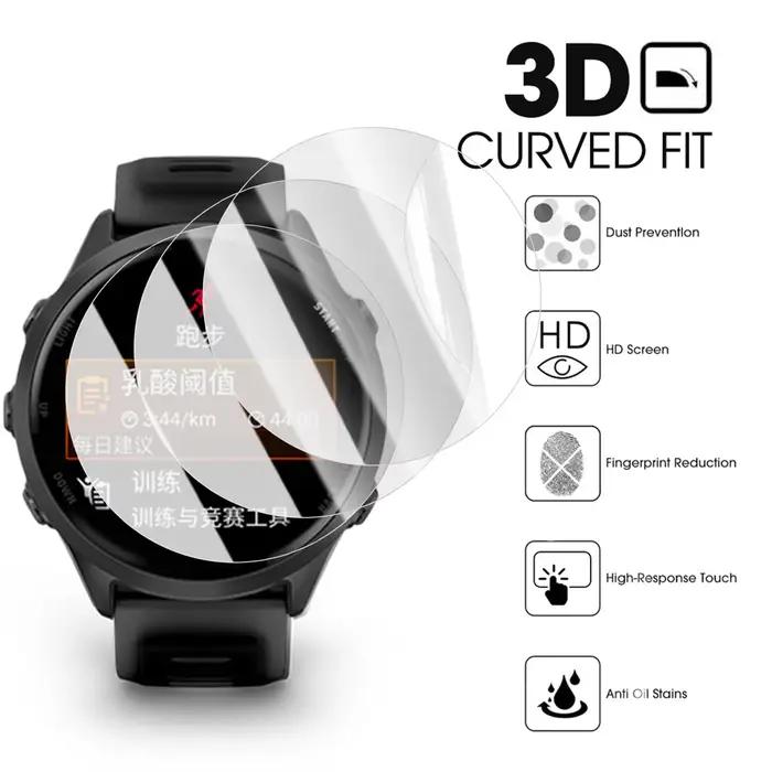 Pour Garmin Forerunner 965 570 955 265 265S 255 255S Film de protection Hydrogel protecteur d'écran HD