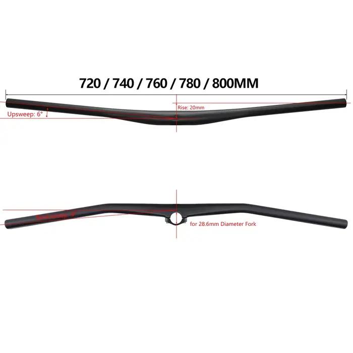 KOCEVLO Guidon intégré à vélo en fibre de carbone