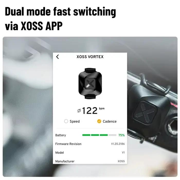 XOSS VORTEX capteur double Mode de vitesse et de Cadence ANT + ordinateur de cyclisme Compatible Bluetooth pour GARMIN