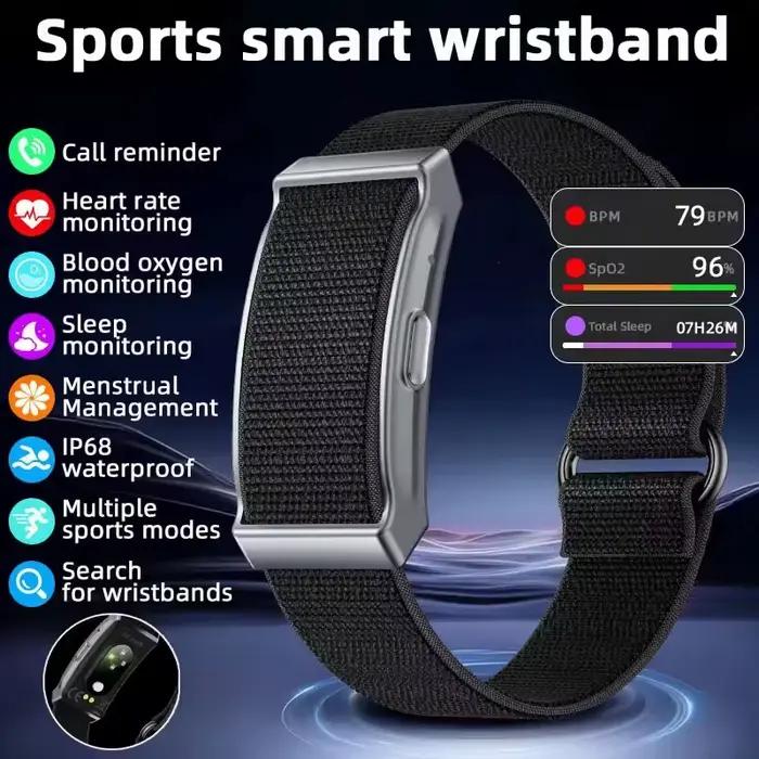 Nouveau GPS trajectoire AI Bracelet de santé fréquence cardiaque pression artérielle moniteur HRV rappel d'appel montre intelligente bande de Sport Fitness Tracker
