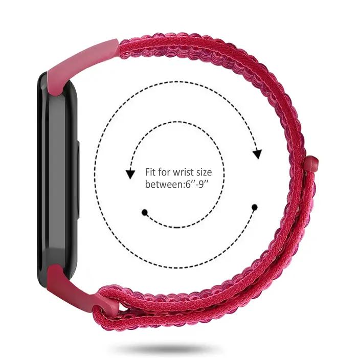 Bracelet à boucle en Nylon pour xiaomi Mi Band 10 9 8