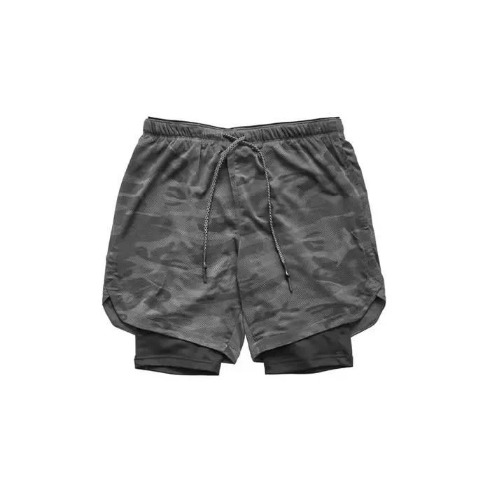 Nouveaux shorts de course pour hommes 2026, shorts de sport 2-en-1 à séchage rapide pour l'entraînement, la gym, le fitness et le jogging, pantalon court d'été pour hommes