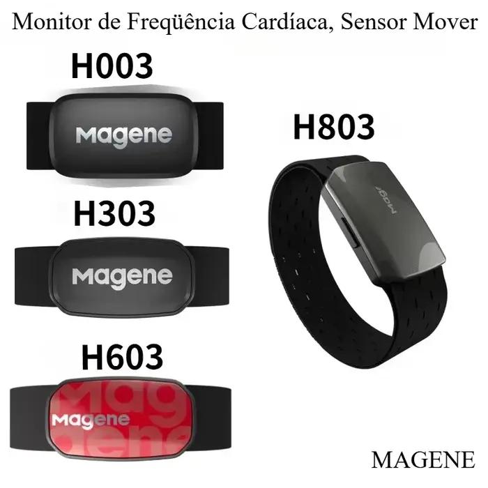 Magene moniteur de fréquence cardiaque capteur de mouvement double ANT Bluetooth avec sangle pectorale ordinateur de cyclisme Wahoo Garmin sport H303 H603 H803