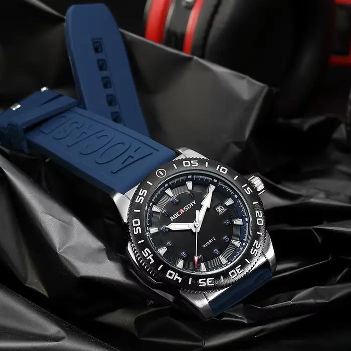 Montre à quartz étanche pour homme