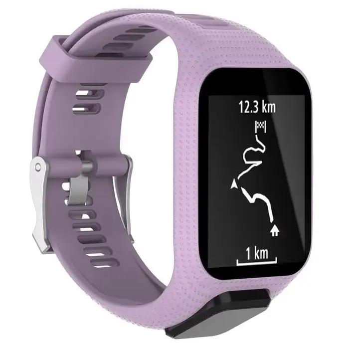 Bracelet de remplacement en silicone pour TomTom Runner 2 3 sportif pour homme et femme personnalisation de style occasionnelle et quotidienne