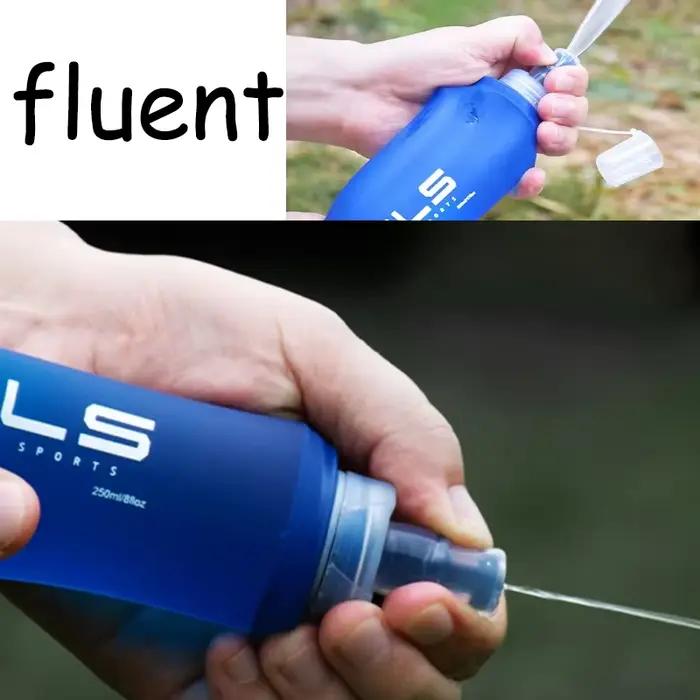 WRELS Camping bouteille d'eau douce boire Sport sac pliant flacon en plein air course hydratation Pack taille vélo sans BPA