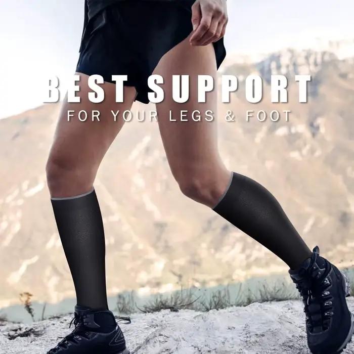 1 paire de chaussettes de Compression graduées pour femmes et hommes