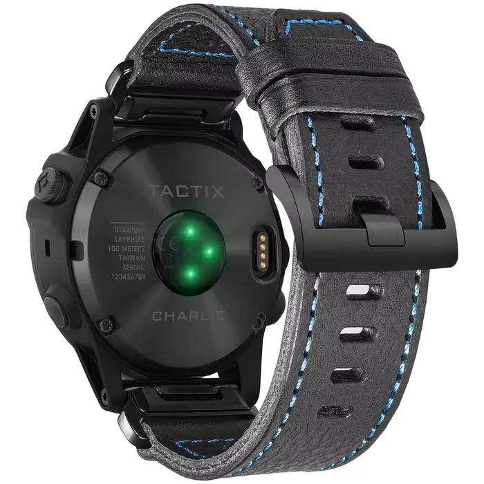 Hemsut bracelet de montre en cuir pour Garmin