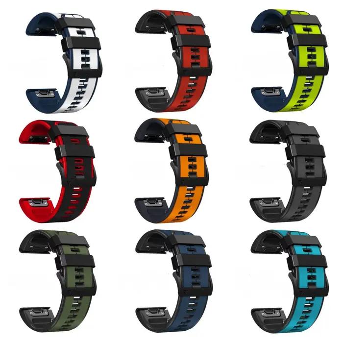 Bracelet de montre QuickFit 22mm Fenix7 pour Garmin Fenix 5 6 7 8 GPS/ Pro/GPS/EPIX/ forerunner935