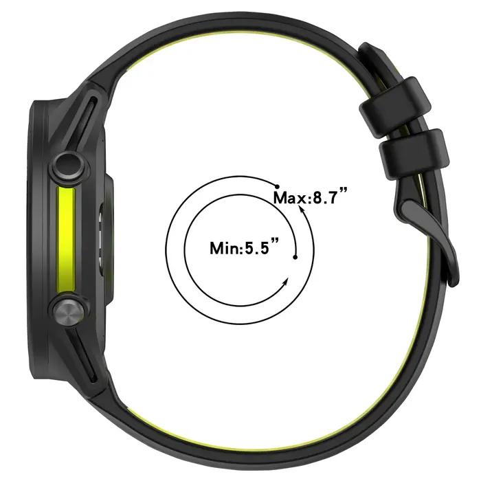 Bracelet en Silicone officiel pour Garmin Forerunner 970 965 955 945 935 745
