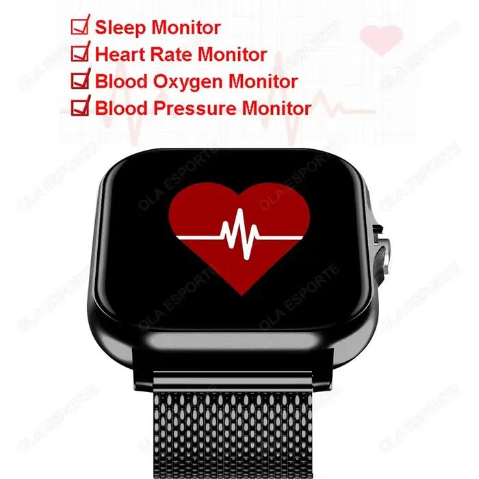 2025 nouvelle montre intelligente hommes femmes cadeaux 1.83 ''écran tactile complet Sport Fitness Tracker Smartwatch