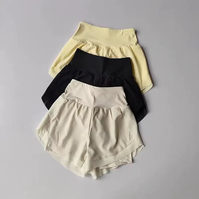 Short de sport d'été 2 en 1 pour femmes