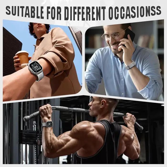 Bracelet à boucle de sentier pour Apple watch Ultra 3 bandes 49mm 46mm 45mm 44mm 42mm 41 40