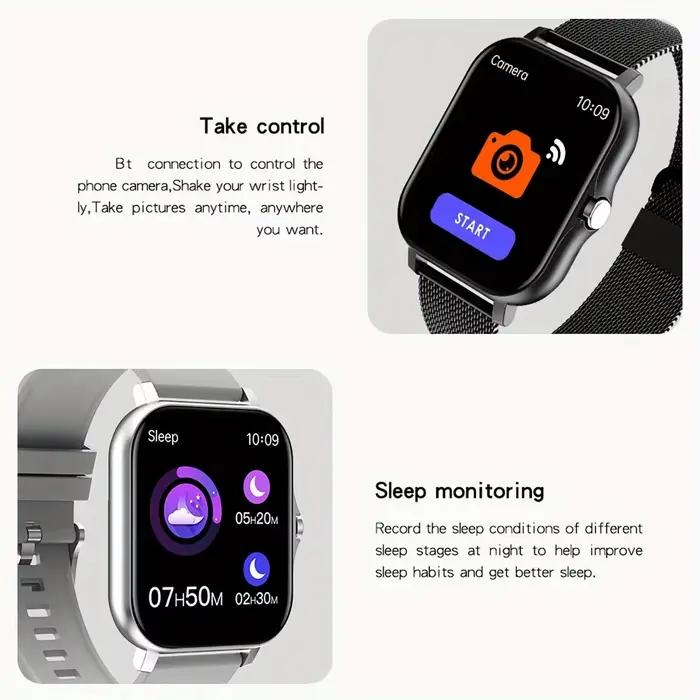 LAXASFIT 2025 nouvelle montre intelligente pour hommes femmes cadeau plein écran tactile sport Fitness