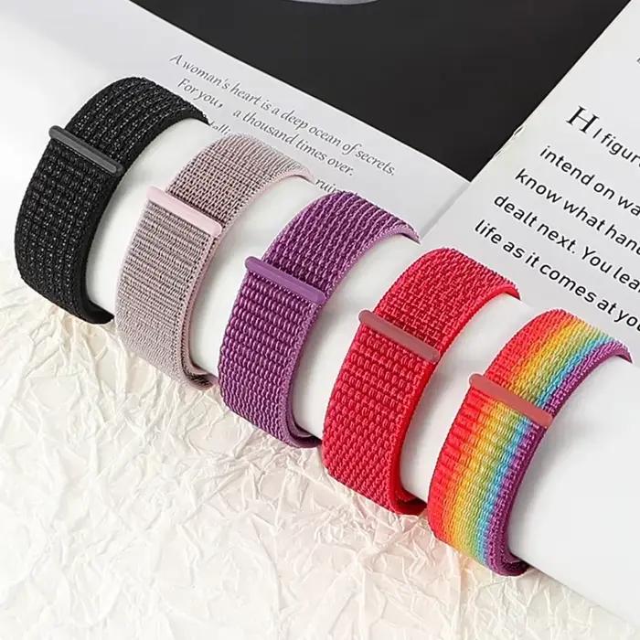 Bracelet de montre en nylon pour COROS APEX Pro, APEX 46mm, PACE 3, offrant confort, durabilité et style pour coureurs et triathlètes