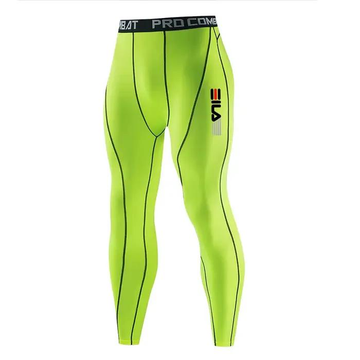 Leggings de course pour hommes vêtements de sport à séchage rapide collants de fitness entraînement jogging pantalons de sport compression running homme ajustement taille correspond vraiment polyester élasthanne tricoté motifs imprimés