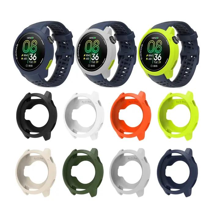 Étui de protection en Silicone pour COROS PACE Pro, demi-paquet classique, boîtier de montre en Silicone
