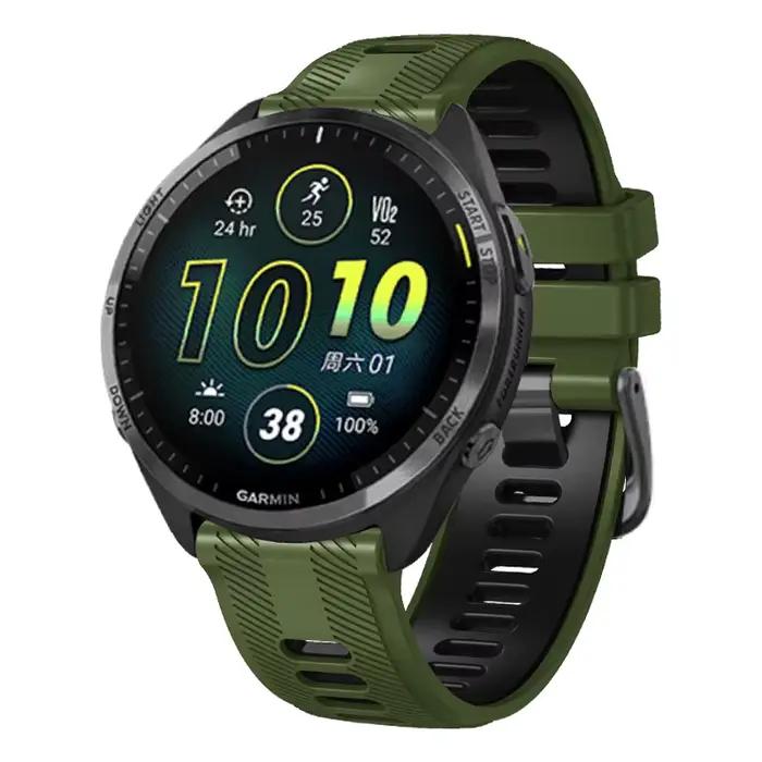 Bracelets de montre en silicone pour Garmin Forerunner 965 955 945 935 bandes de remplacement en silicone douces pour montres de sport occassions spéciales
