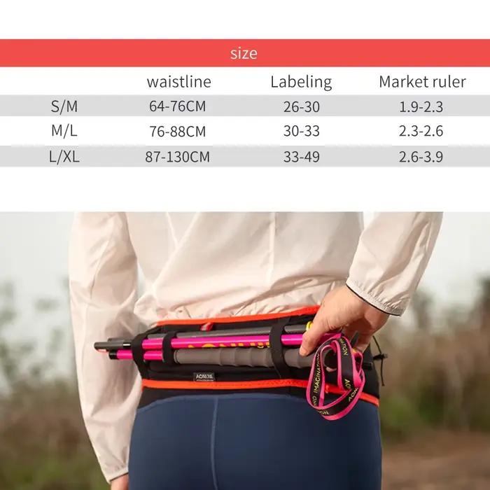 AONIJIE W938S ceinture d'hydratation de course avec flacon souple de 250 ml pour femmes/hommes