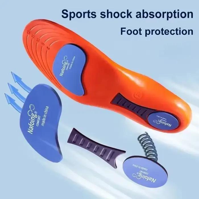 Semelles orthopédiques pour chaussures, semelles sport, absorption des chocs, désodorisantes, respirantes, coussinets de course pour hommes et femmes
