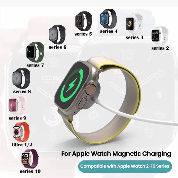 Chargeur de montre 2.5w pour iPhone IWatch1/2/3/4/5/6/7/8/9/10/SEPD