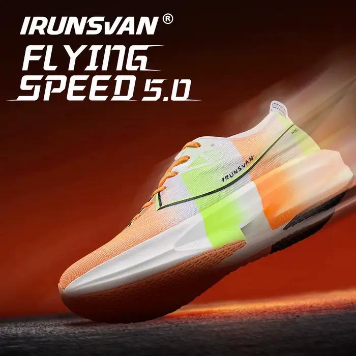 IRUNSVAN Rapid 5.0 plaque de carbone Marathon chaussures de course d'entraînement professionnel tampon rapide absorbant
