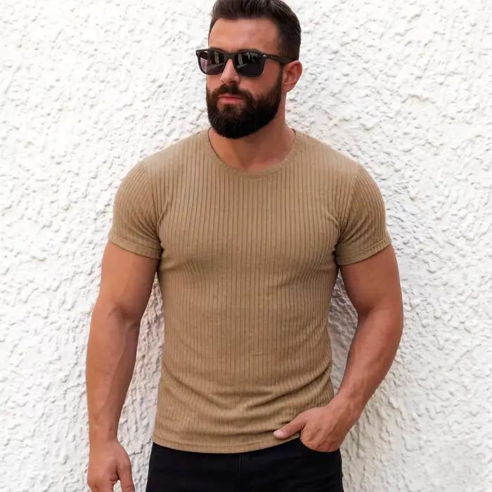 T-shirt de course à manches courtes pour hommes