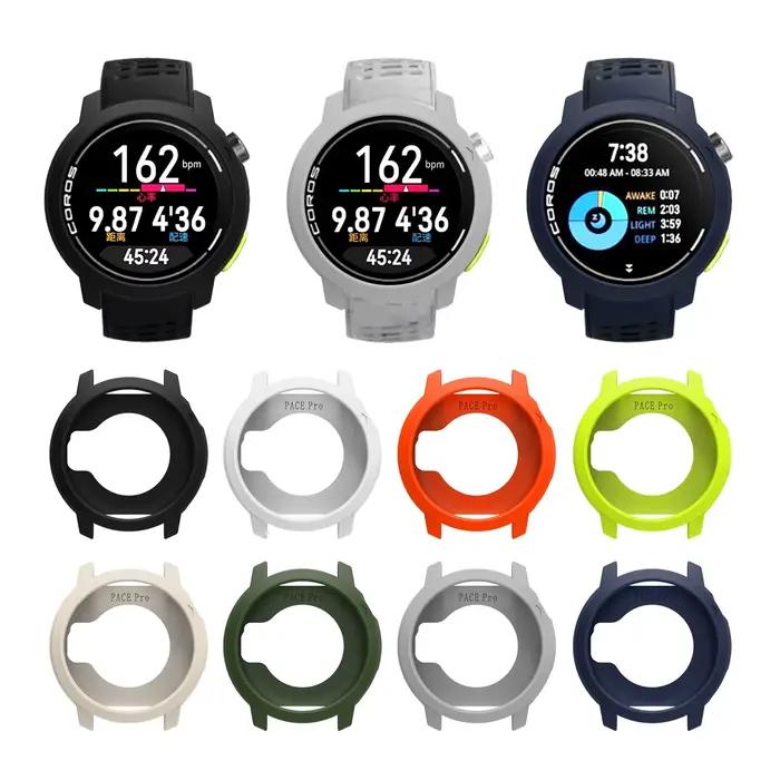 Étui de protection en Silicone pour COROS PACE Pro, demi-paquet classique, boîtier de montre en Silicone