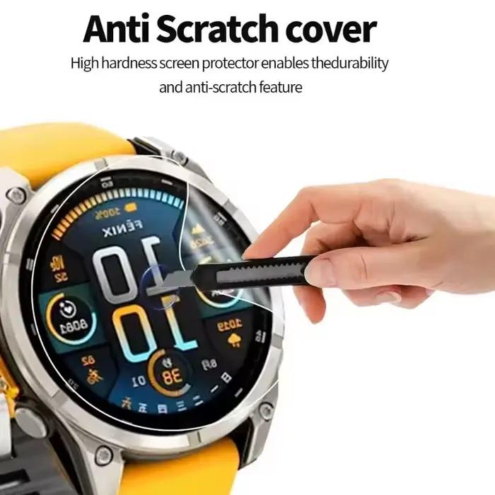 Film protecteur d'écran en hydrogel pour Garmin Fenix 8 51MM 47MM 43MM AMOLED
